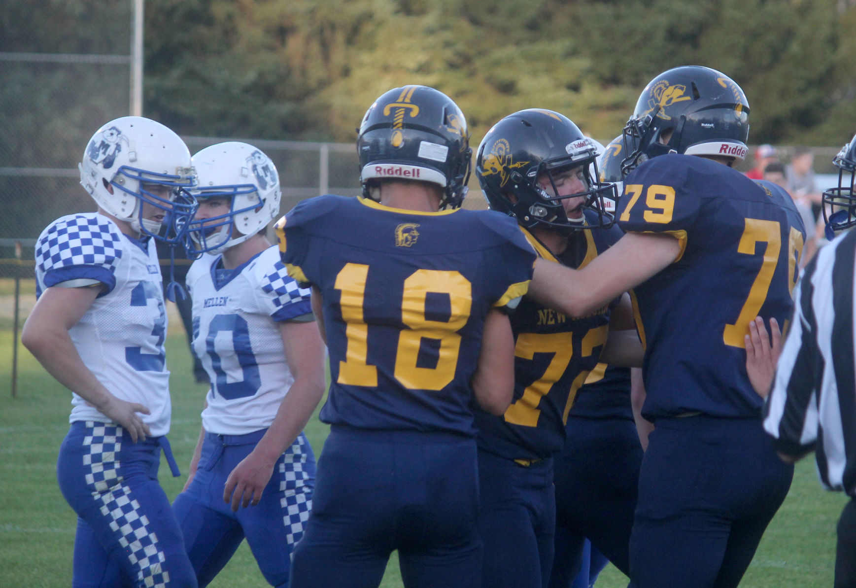 Mellen at New Auburn football 8-30-19